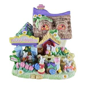 Cottontale Collection Cottages Easter Village Tulip Garden Porcelain 625-0542